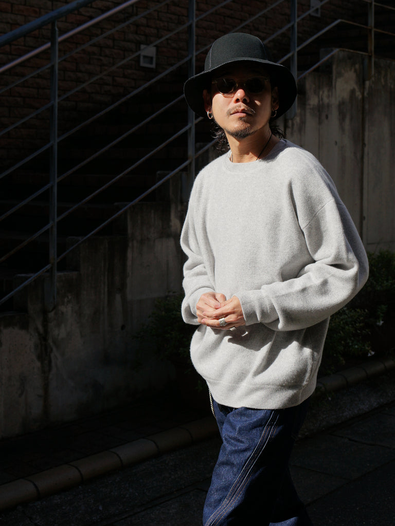 MEIAS / PURE CASHMERE SWEAT PULL OVER