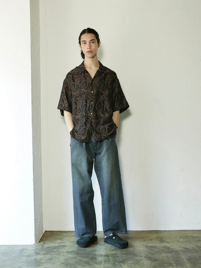 superNova. Aloha shirt - Damask 大人し jacquard