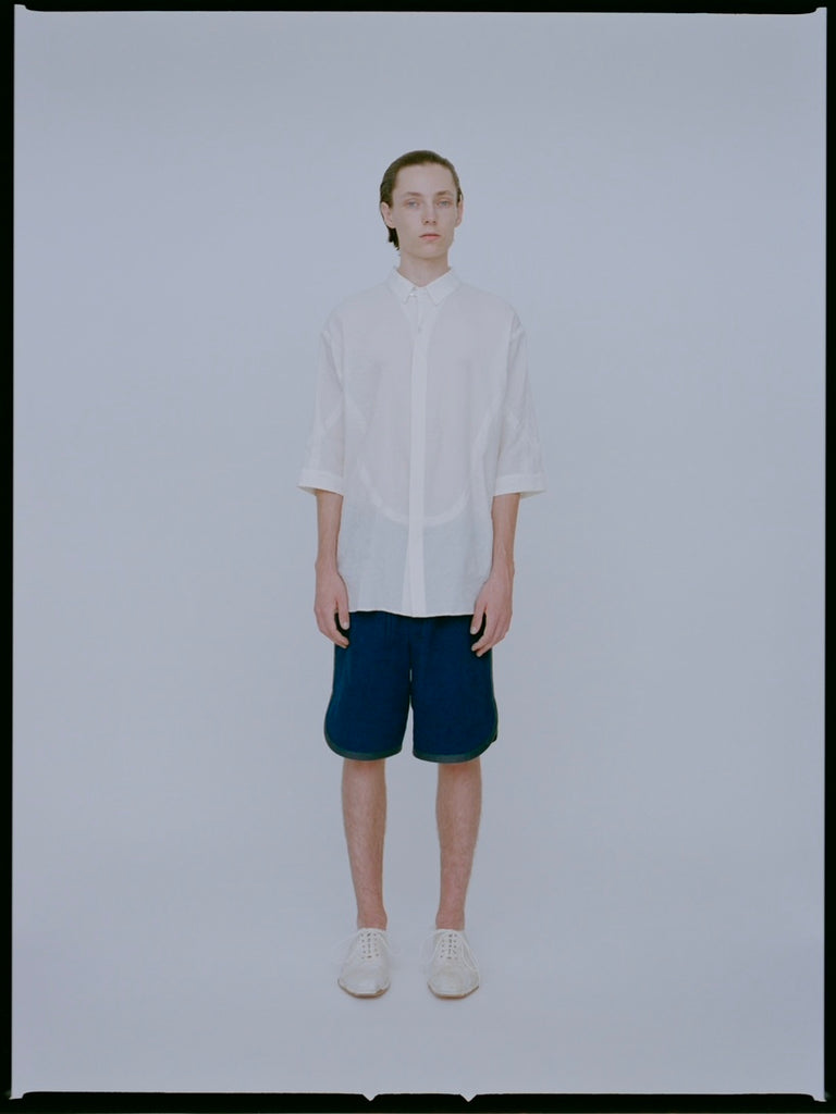 nobuyuki matsui / Drop shoulder italian collar shirts