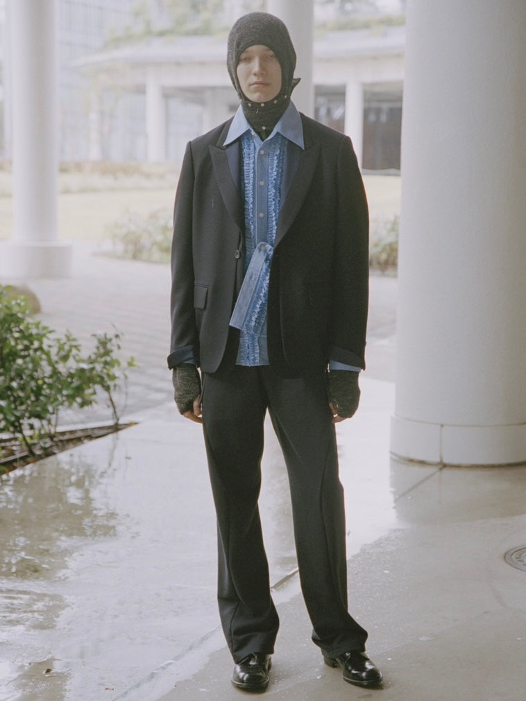 ネバーフォーゲット　コーティングデニム　セットアップ NVRFRGT セットアップ ネバーフォーゲット コーティングデニム