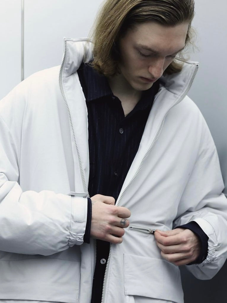 KANEMASA PHIL. / Typewriter High Gauge Jersey Padded Coat – PRANK