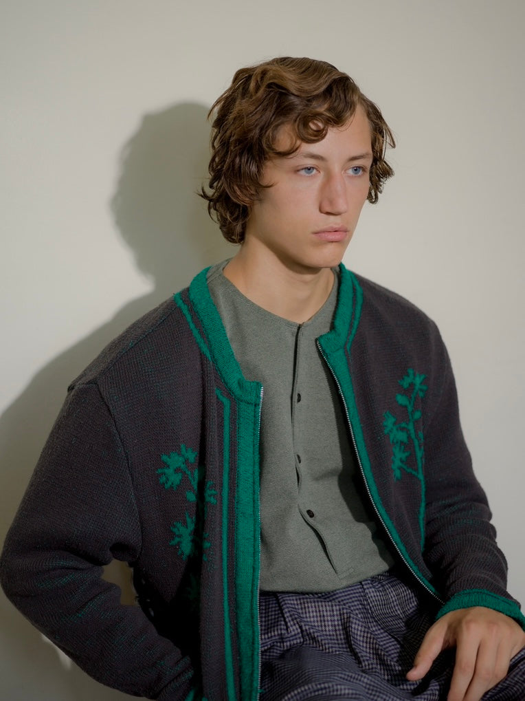 MATSUFUJI(マツフジ) ZIP UP KNIT カーディガン MATSUFUJI(マツフジ) ZIP UP KNIT カーディガン