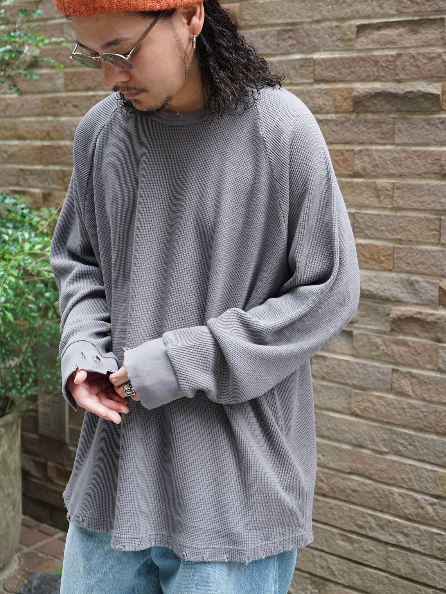 トップス KANEMASA PHIL. 18G Heavy Weight Waffle KANEMASA PHIL. 18G Heavy Weight Waffle