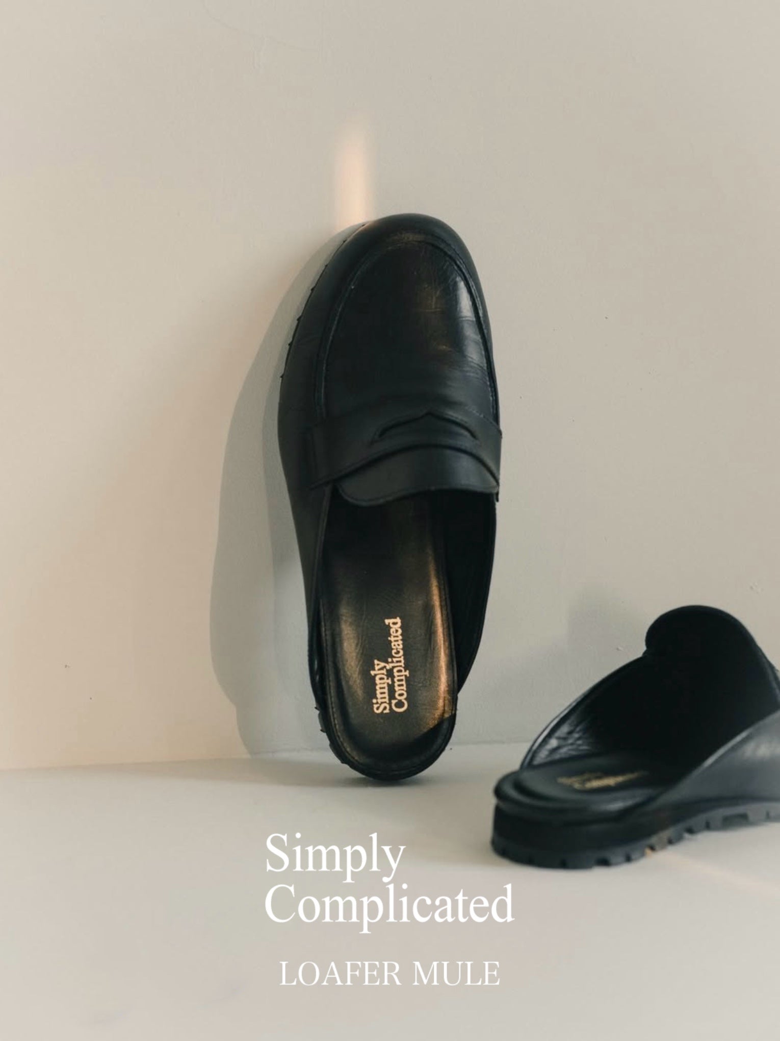 【完売品】Simply Complicated ローファーミュール US9 SimplyComplicated 