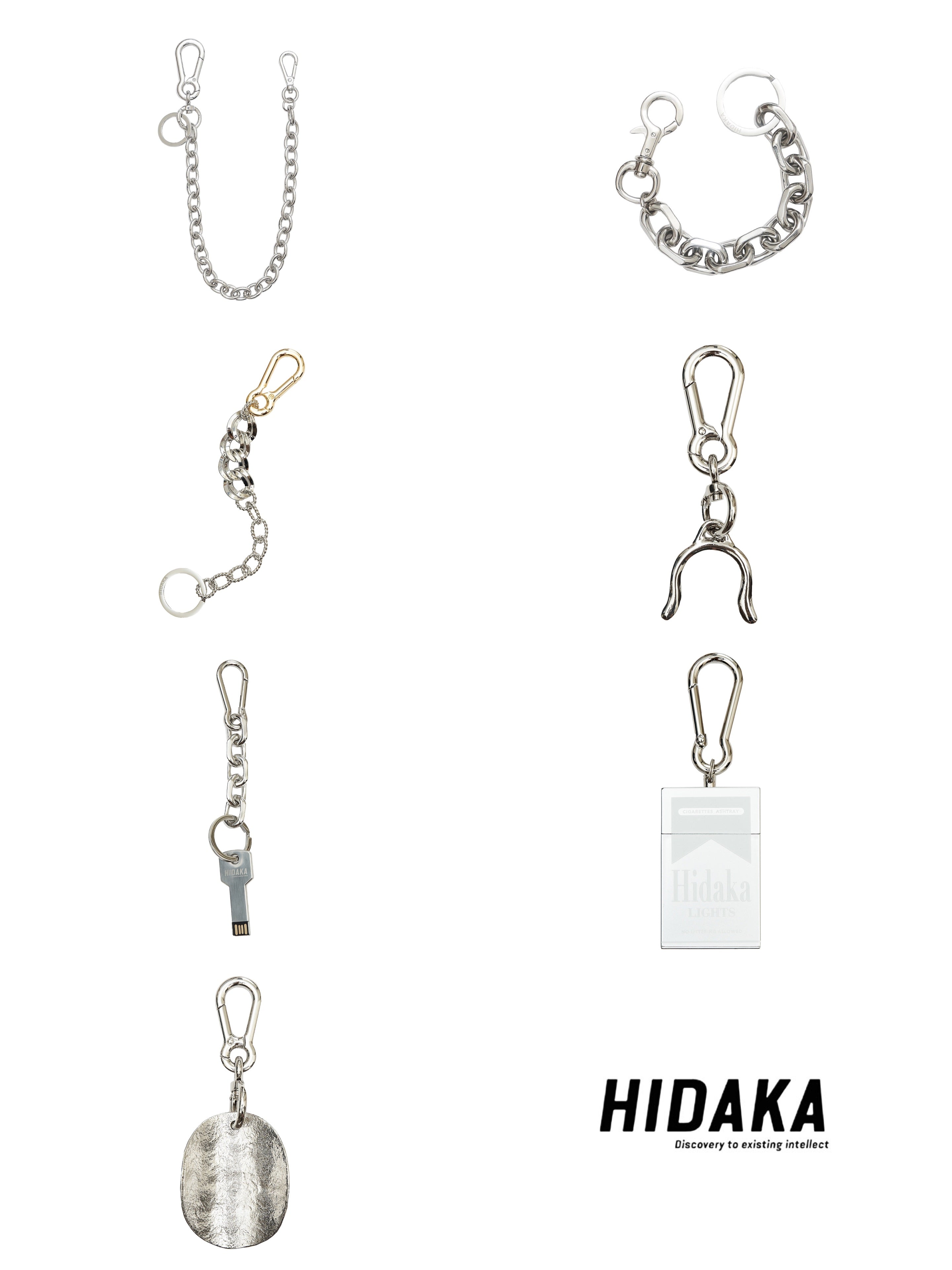 【HIDAKA】ウォレットチェーン HIDAKA -【VINTAGE WATCH PANTS CHAIN(SILVER)】ヒダカ 時計