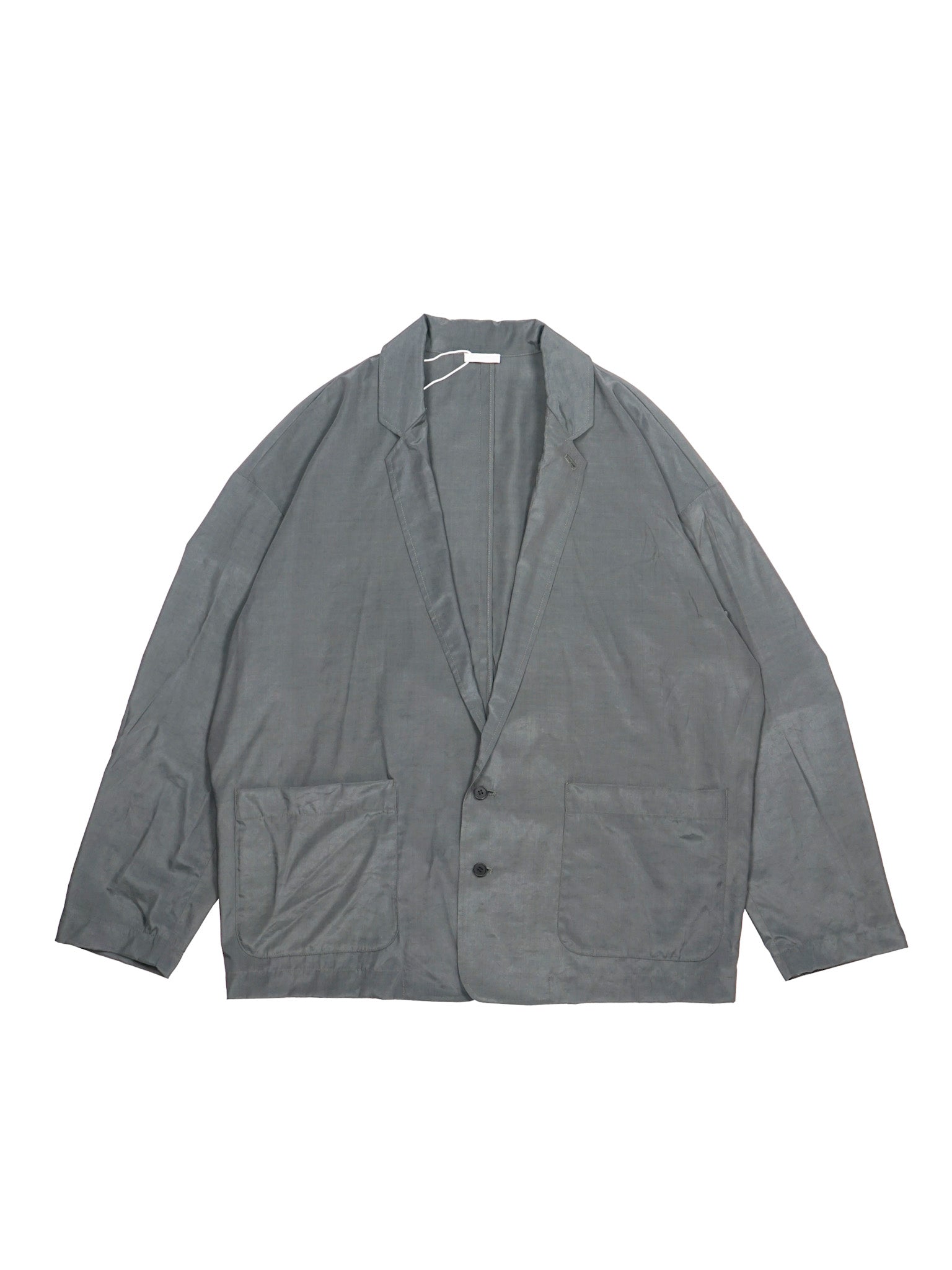 Blanc YM Cupro Nylon Single Breasted JKT Cupro Nylon Single