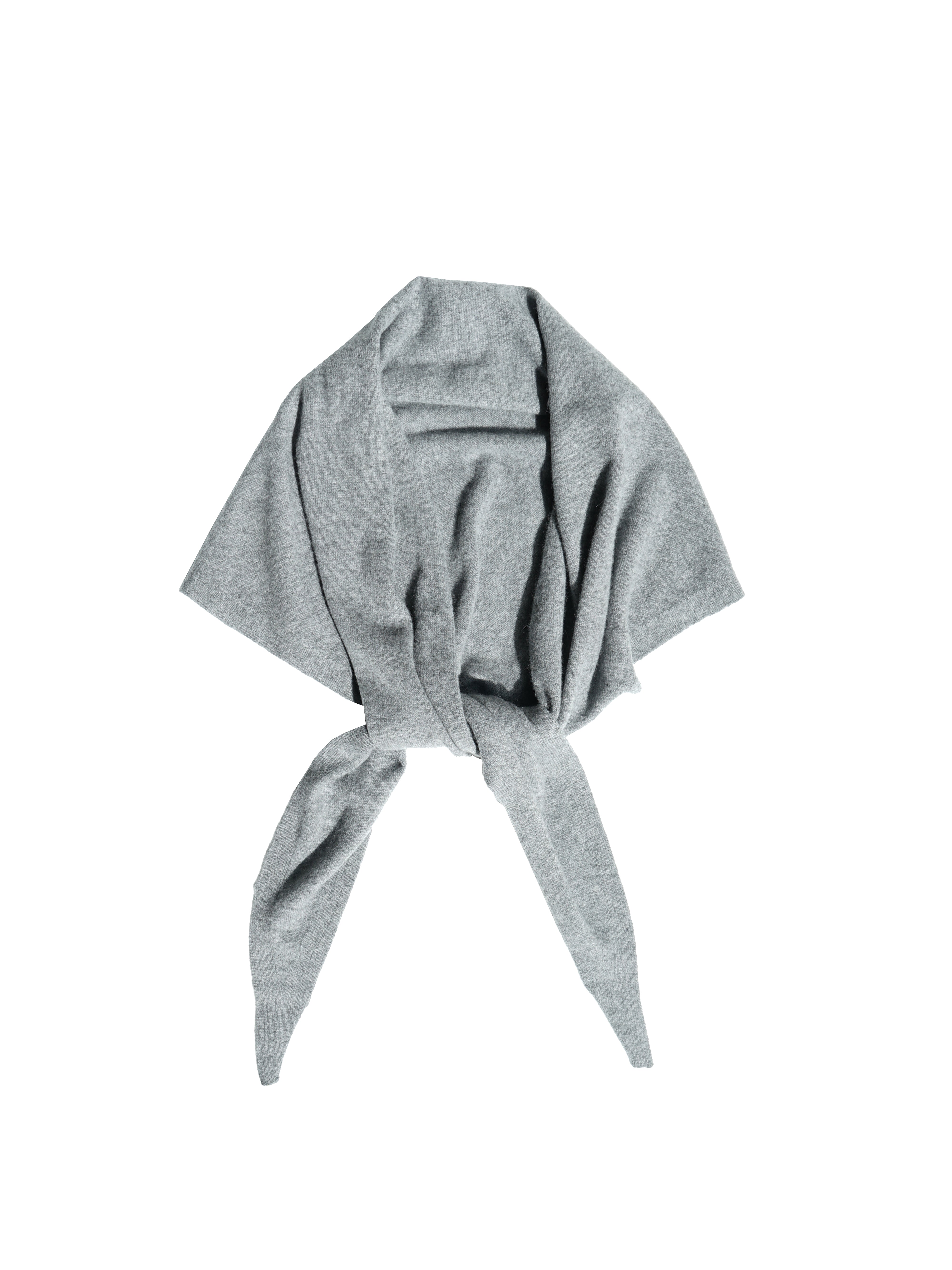 小物 FUJI WHITE CASHMERE SCARF FUJI WHITE CASHMERE SCARF-GRAY- – dailystore