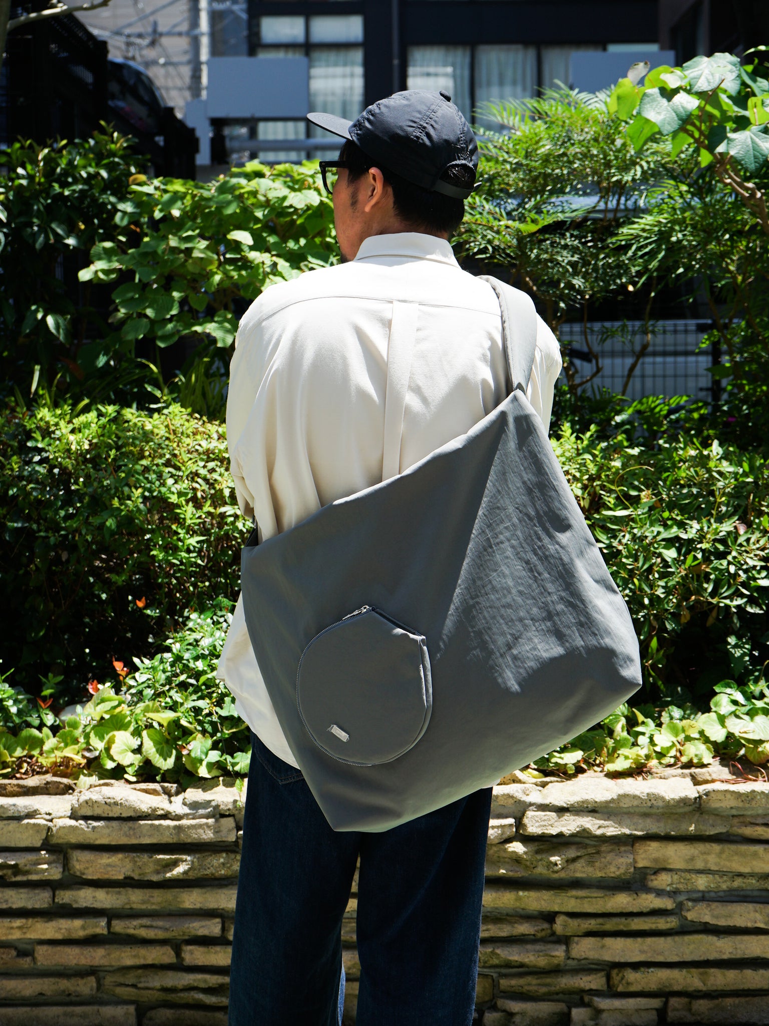 HIDAKA / PING-PONG MESSENGER BAG (GRAY)