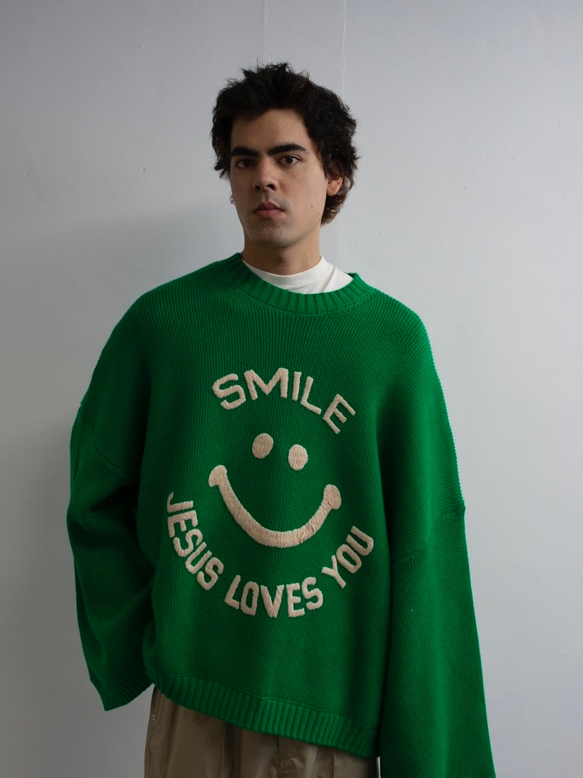 TTT MSW / smile over size knit