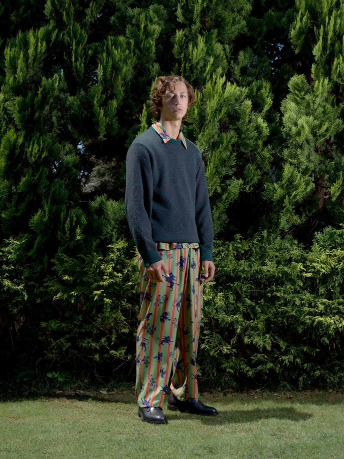 MATSUFUJI / Rare Things Print Jacket , Trousers