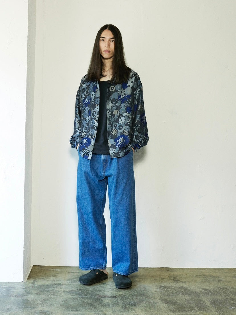 superNova. / Big shirt jacket 弐 - Flower jacquard