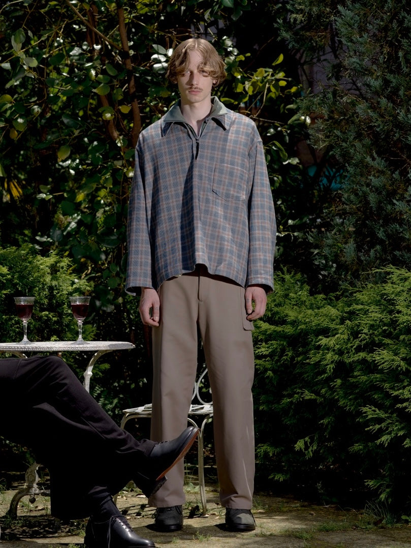 MATSUFUJI / Multi Check Pullover Jacket