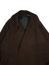 Blanc YM Alpaca Oversize Coat ブランワイエム アルパカオーバーサイズコート 通販 ディープブラウン