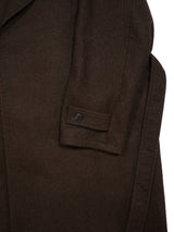 Blanc YM Alpaca Oversize Coat ブランワイエム アルパカオーバーサイズコート 通販 ディープブラウン