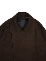 Blanc YM Alpaca Oversize Coat ブランワイエム アルパカオーバーサイズコート 通販 ディープブラウン