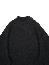 Blanc YM ブランワイエム Kid Mohair Knit Shirts キッドモヘアニットシャツ 通販 ブラック