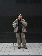 Blanc YM ブランワイエム Corduroy Padded JKT コーデュロイパデッドジャケット 通販 ベージュ 
着用イメージ