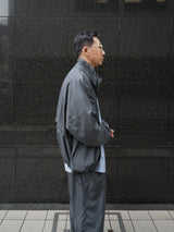 Blanc YM Cupro Nylon Track JKT キュプラナイロントラックジャケット 通販 グレー
着用イメージ