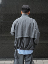 Blanc YM Cupro Nylon Track JKT キュプラナイロントラックジャケット 通販 グレー
着用イメージ