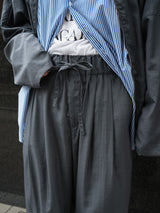 Blanc YM(ブランワイエム)
 "Cupro Nylon Browsing Pants" GRAY
通販
着用イメージ