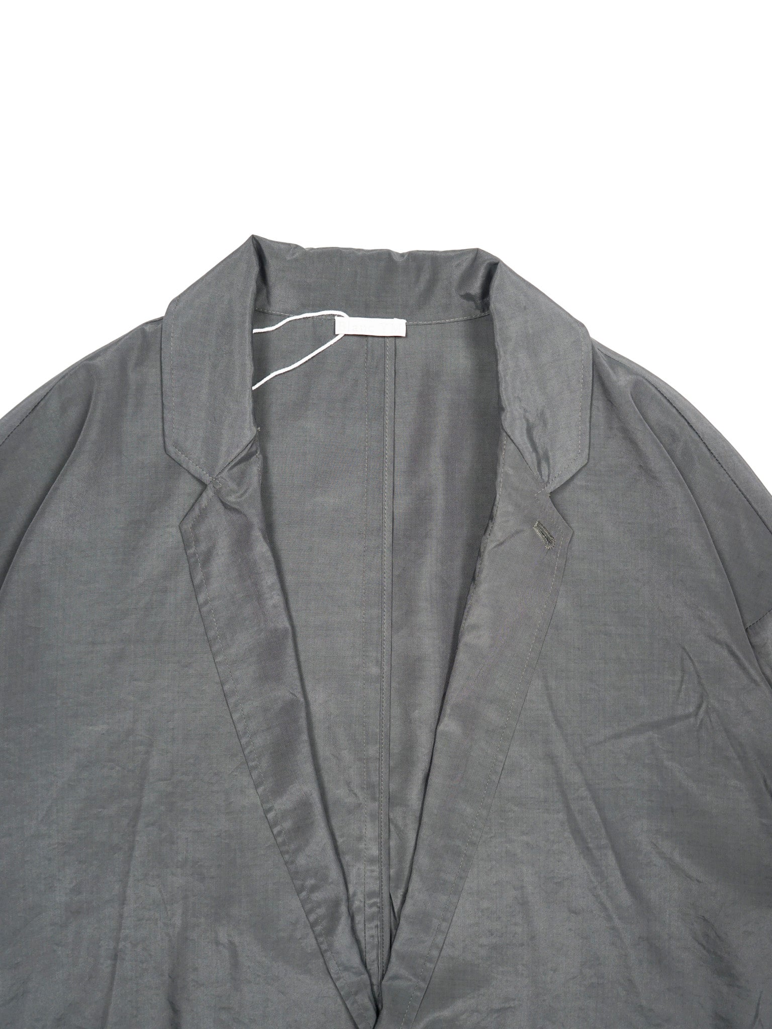 Blanc YM Cupro Nylon Single Breasted JKT Cupro Nylon Single