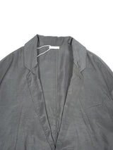 Blanc YM Cupro Nylon Single Breasted JKT キュプラナイロンシングルブレステッドジャケット 通販 グレー