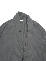 Blanc YM Cupro Nylon Single Breasted JKT キュプラナイロンシングルブレステッドジャケット 通販 グレー