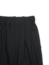 Blanc YM Soft Cotton Knee Tuck Pants　ソフトコットンニータックパンツ 通販 ブラック