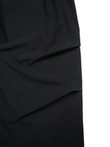 Blanc YM Soft Cotton Knee Tuck Pants　ソフトコットンニータックパンツ 通販 ブラック