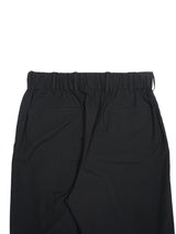 Blanc YM Soft Cotton Knee Tuck Pants　ソフトコットンニータックパンツ 通販 ブラック