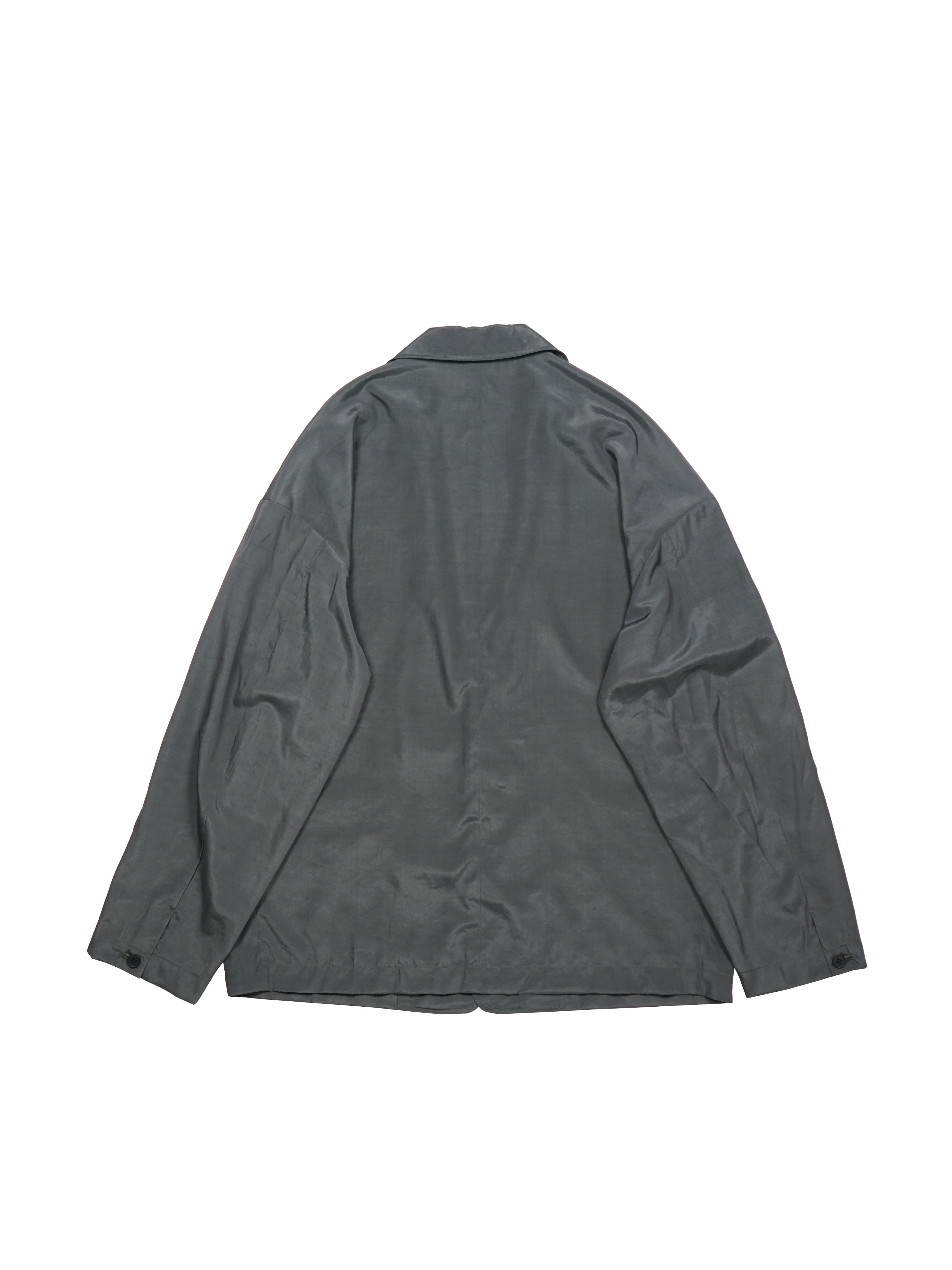 Blanc YM ナイロンジャケット Blanc YM Cupro Nylon Single Breasted JKT キュプラナイロン シングル