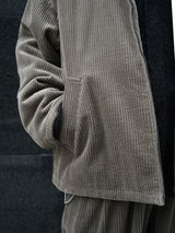 Blanc YM ブランワイエム Corduroy Padded JKT コーデュロイパデッドジャケット 通販 ベージュ 
着用イメージ