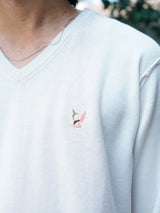 MASU FLOWER ANGEL SWEATER フラワーエンジェルセーター 通販 アイボリー 着用イメージ