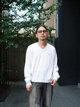 MASU FLOWER ANGEL SWEATER フラワーエンジェルセーター 通販 アイボリー 着用イメージ