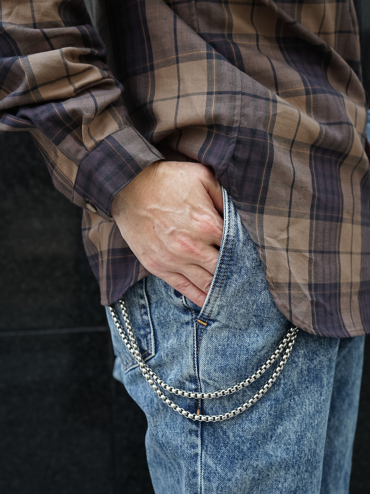 MATSUFUJI マツフジ ケミカルウォッシュブーツカットデニム | PRANK STORE