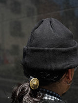 YOKO SAKAMOTO KNIT BIG WATCH CAP(COTTON CASHMERE) ニットビッグワッチキャップ 通販 ブラック
着用イメージ