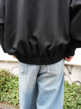 FUJI フジ "WOOL RAGLAN BLOUSON" ウールラグランブルゾン BLACK 通販 着用イメージ