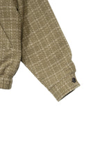 FUJI フジ WOOL CHECK RAGLAN BLOUSON ウールチェックラグランブルゾン 通販 グリーンチェック