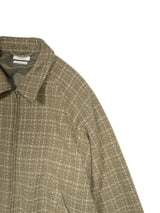 FUJI フジ WOOL CHECK RAGLAN BLOUSON ウールチェックラグランブルゾン 通販 グリーンチェック