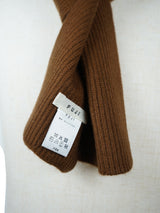FUJI CASHMERE MINIATURE STALL フジ カシミヤミニチュアストール 通販 ブラウン