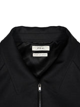 FUJI フジ "WOOL RAGLAN BLOUSON" ウールラグランブルゾン BLACK 通販