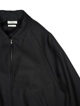 FUJI フジ "WOOL RAGLAN BLOUSON" ウールラグランブルゾン BLACK 通販