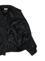 FUJI フジ "WOOL RAGLAN BLOUSON" ウールラグランブルゾン BLACK 通販