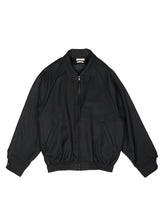 FUJI フジ "WOOL RAGLAN BLOUSON" ウールラグランブルゾン BLACK 通販