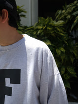F/CE. RE FCE SWEATSHIRT リ エフシーイー スウェットシャツ 通販 グレー 着用イメージ