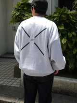 F/CE. RE FCE SWEATSHIRT リ エフシーイー スウェットシャツ 通販 グレー 着用イメージ
