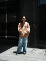 F/CE. RE JYVASKYLA SWEATSHIRT リ ユヴァスキュラ スウェットシャツ 通販 ベージュ 着用イメージ