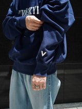 F/CE. RE JYVASKYLA SWEATSHIRT リ ユヴァスキュラ スウェットシャツ 通販 ブルー 着用イメージ
