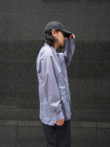 F/CE. フューズラスターフィルメントシャツ FUSED LUSTER FILAMENT SHIRT 通販 パープル 着用イメージ