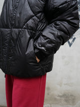 F/CE. PERTEX MINIMAL PADDING PARKA 2.0 エフシーイー PERTEXミニマルパディングパーカー2.0 通販 ブラック 着用イメージ